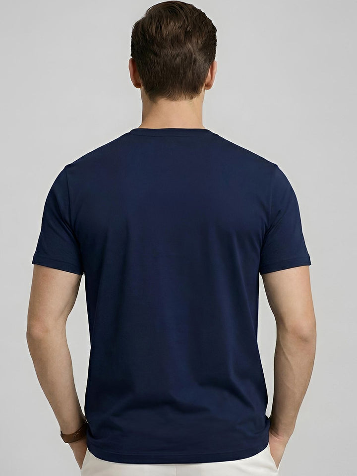 T-shirt Bercetak Logo Jenama ADRO Lelaki