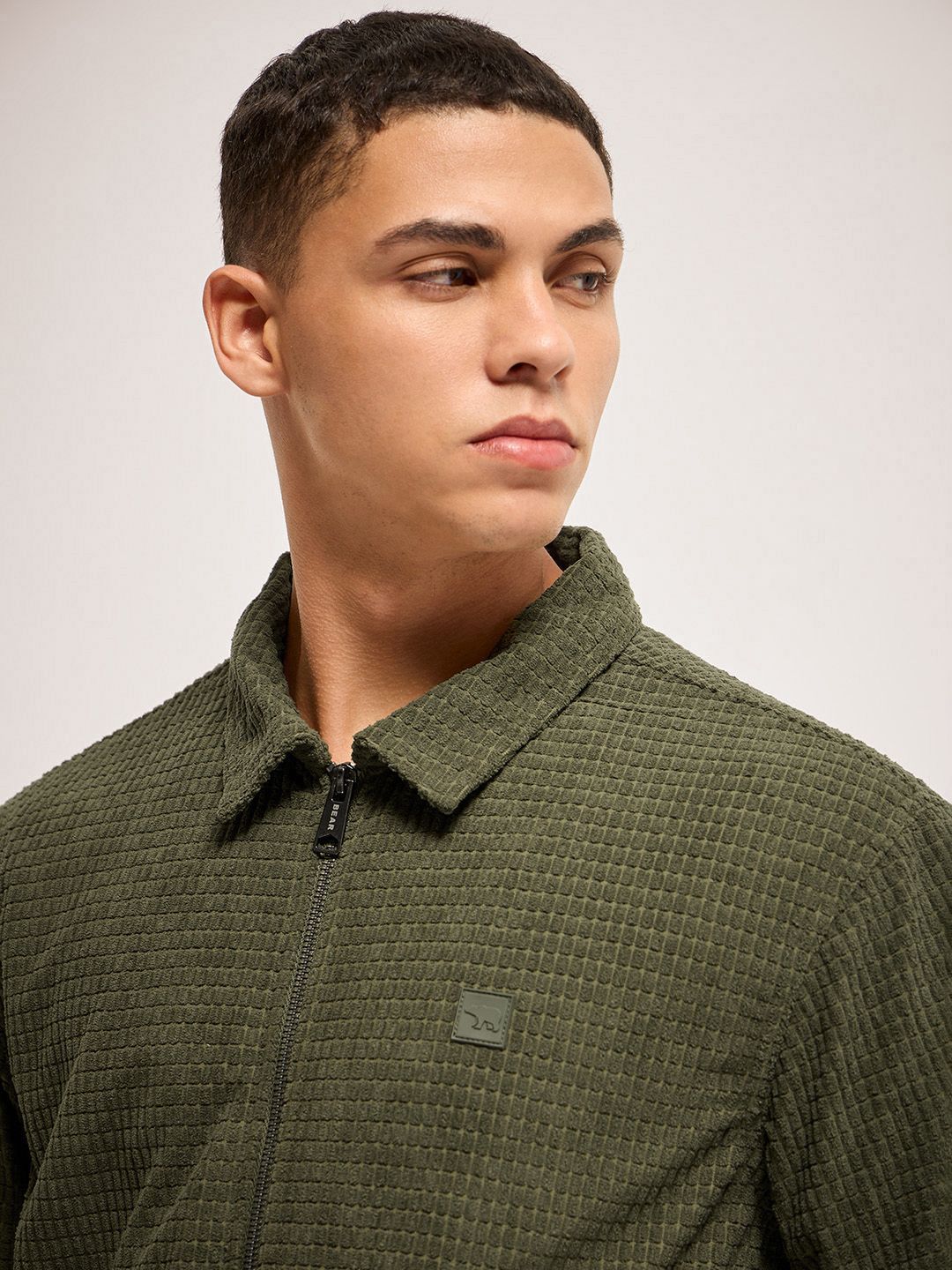 THE BEAR HOUSE Men Lightweight Outdoor Open Front Jacket