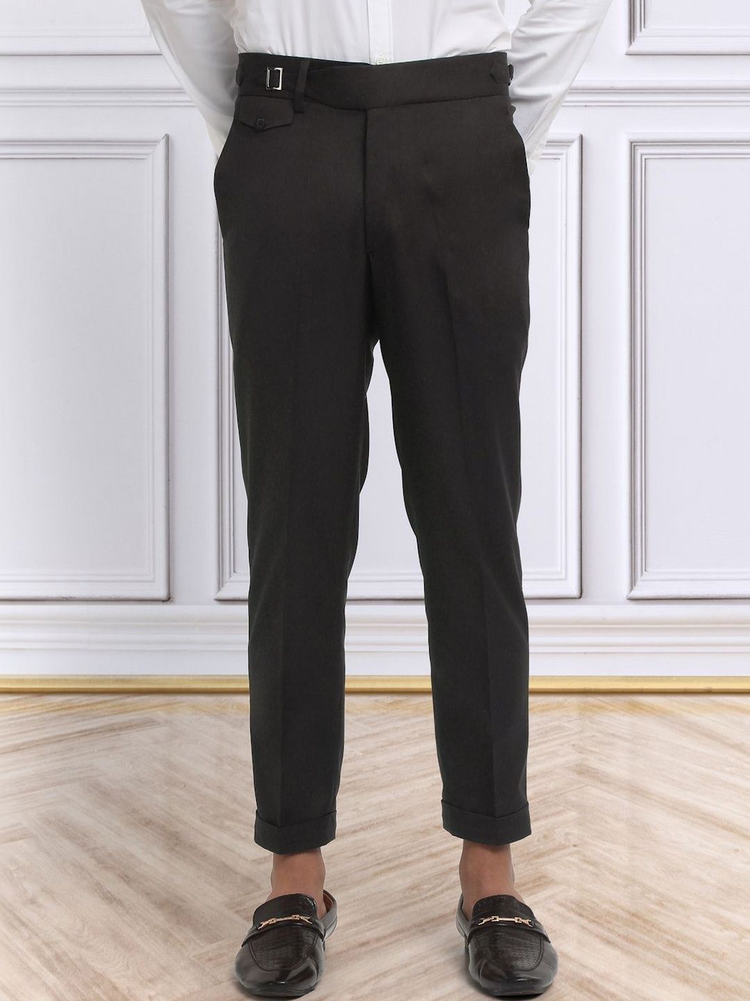Moda Rapido Men Slim Fit Easy Wash Trousers