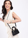 DressBerry Structured Quilted Handheld Bag