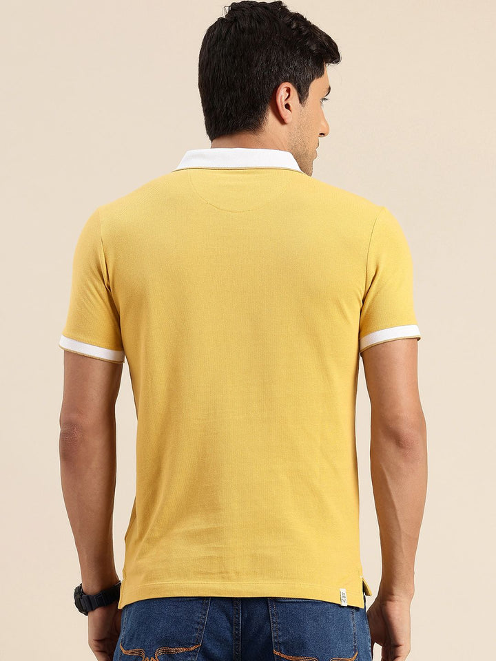 Being Human Polo Collar Pure Cotton T-shirt