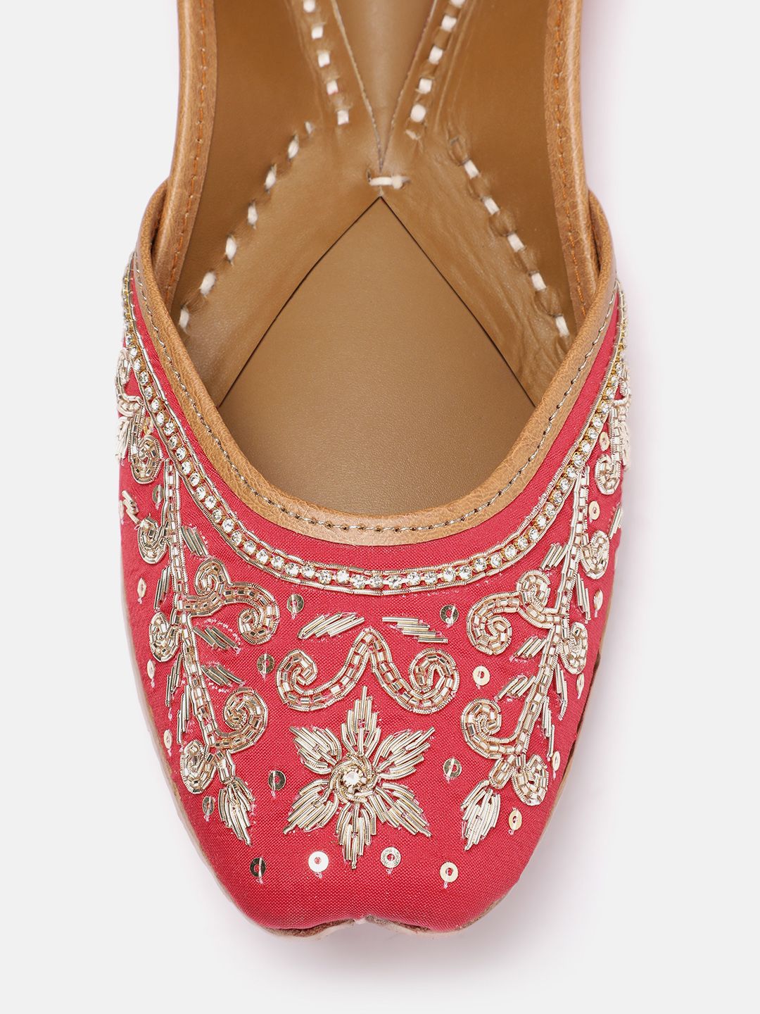 House of Pataudi Women Ethnic Embellished Mojaris