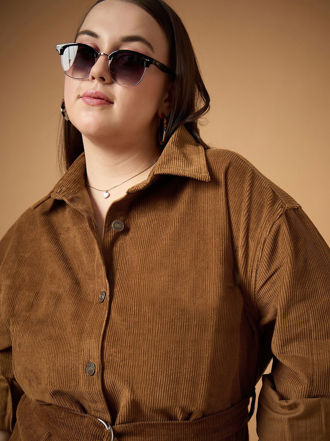 SASSAFRAS Curve Shirt Dress