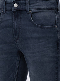 SPYKAR Men Blue & Grey Super Skinny Fit Low-Rise Light Fade Stretchable Jeans