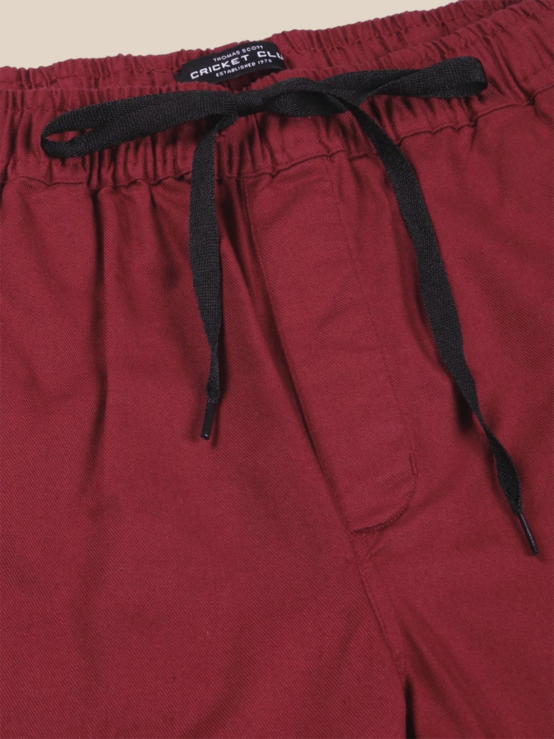 Thomas Scott Men Regular Fit Classic Easy Wash Mid-Rise Woven Joggers