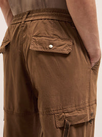 THE BEAR HOUSE Men Cotton Slim Fit Cargos