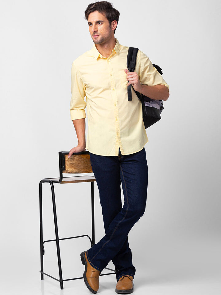 SPYKAR Men Slim Fit Casual Shirt
