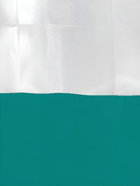 Story@home Green & White Waterproof Shower Curtains