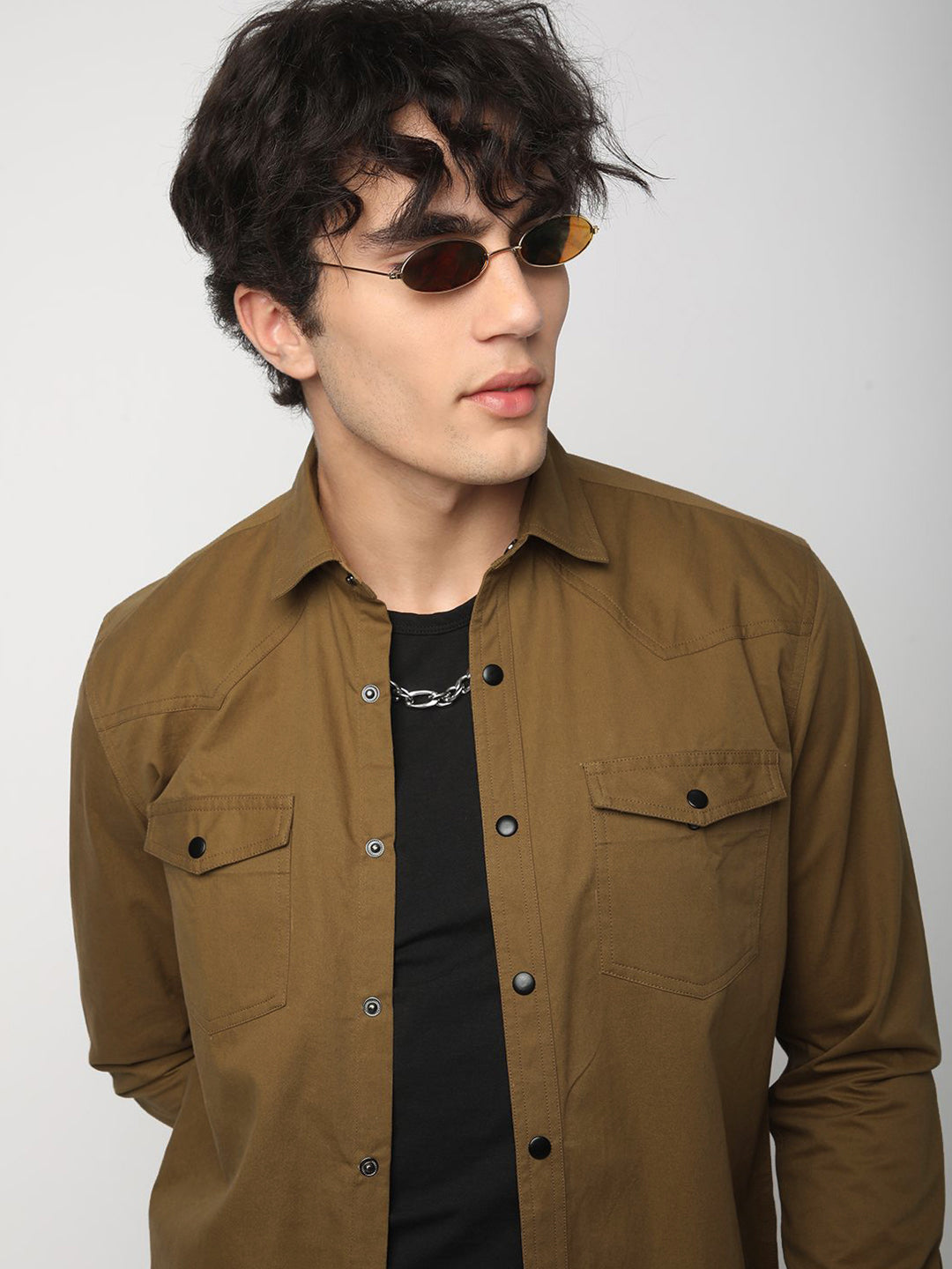 VASTRADO Men Classic Slim Fit Opaque Casual Shirt