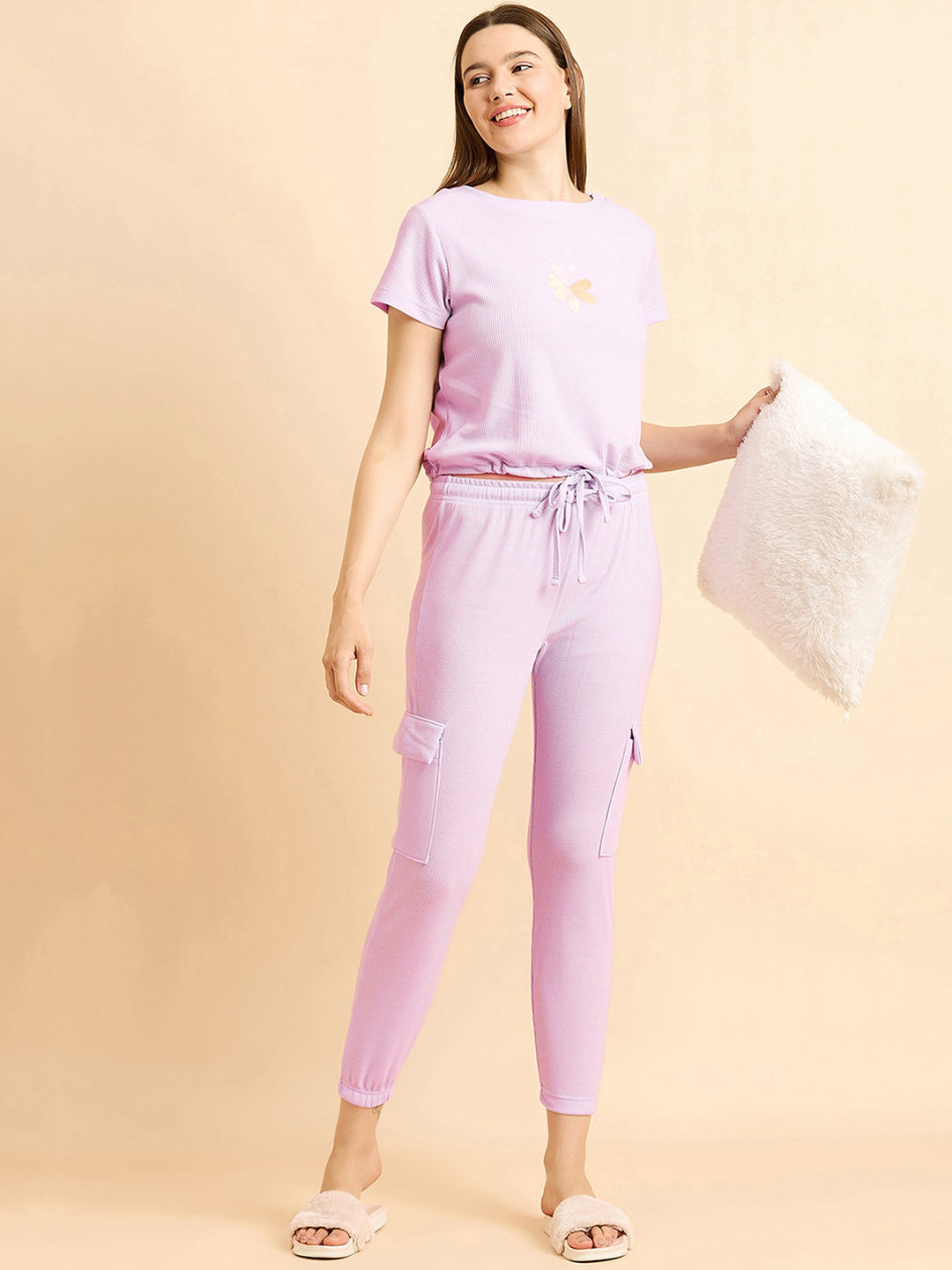 Sweet Dreams Self Design Night suit