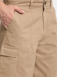 Bene Kleed Men Cotton Loose Balloon Fit Cargos Trousers