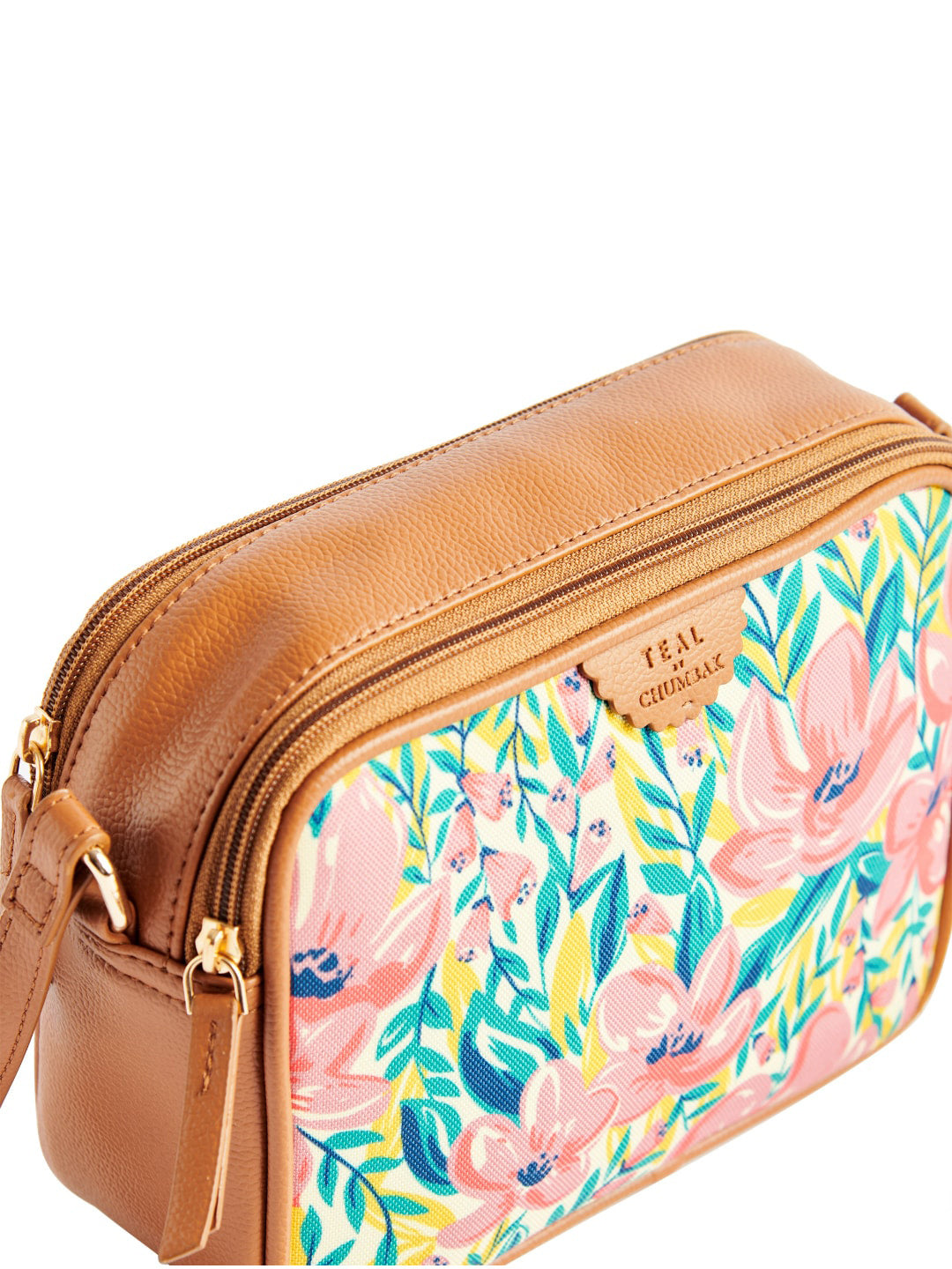 TEAL BY CHUMBAK Women Printed Structured Sling Bag