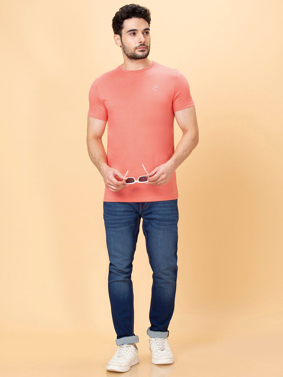 Being Human Round Neck Pure Cotton Casual T-shirt