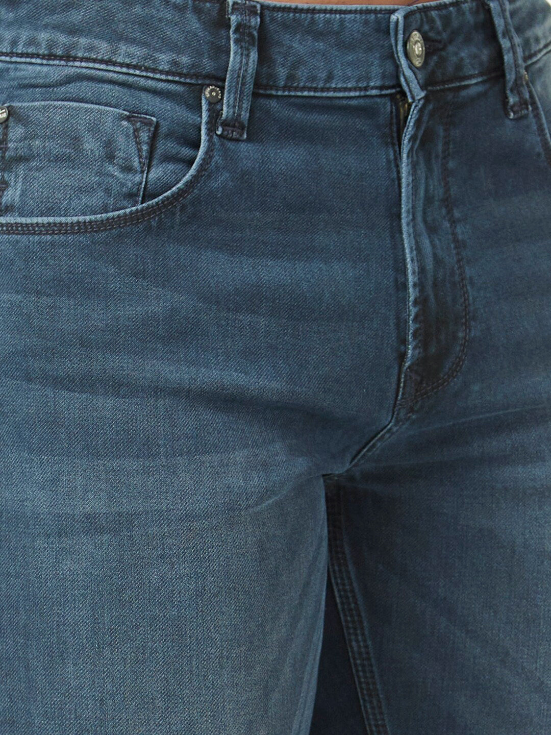 SPYKAR Men Blue Skinny Fit Low-Rise Light Fade Clean Look Stretchable Jeans