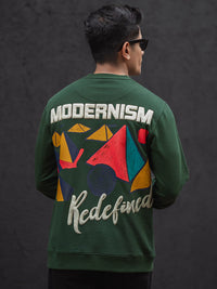 Powerlook Men Graphic Printed Round Neck Sweatshirt