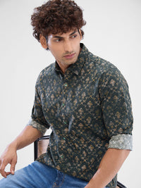 SPYKAR Men Slim Fit Floral Opaque Printed Casual Shirt