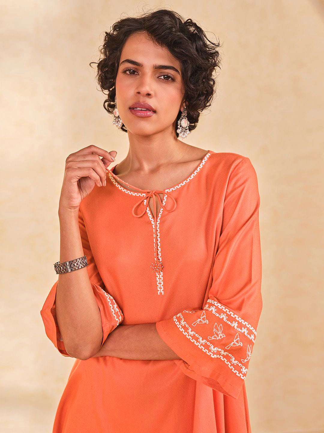 Global Desi Embroidered Tunic