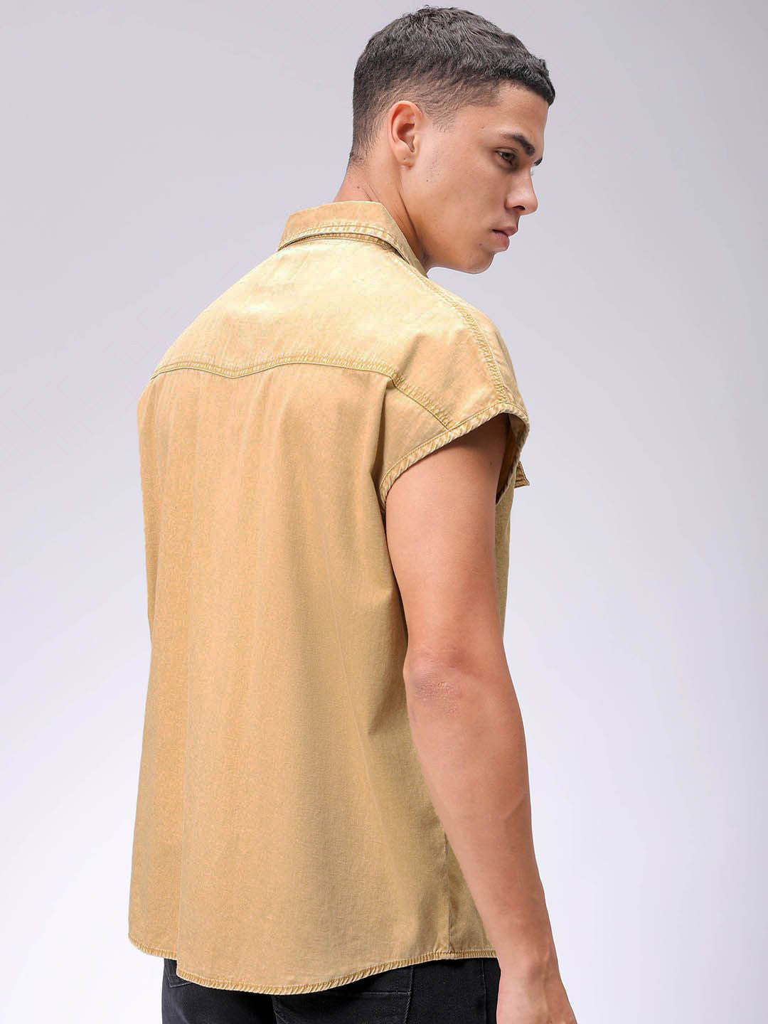The Indian Garage Co Men Boxy Pure Cotton Casual Shirt
