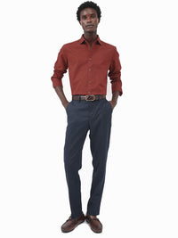 RARE RABBIT Men Arlet Regular Fit Spread Collar Shirt