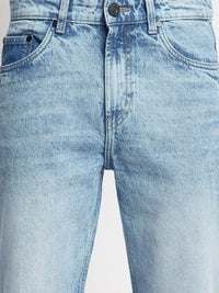Bene Kleed Men Relaxed Fit Clean Look Heavy Fade Whiskers Pure Cotton Jeans