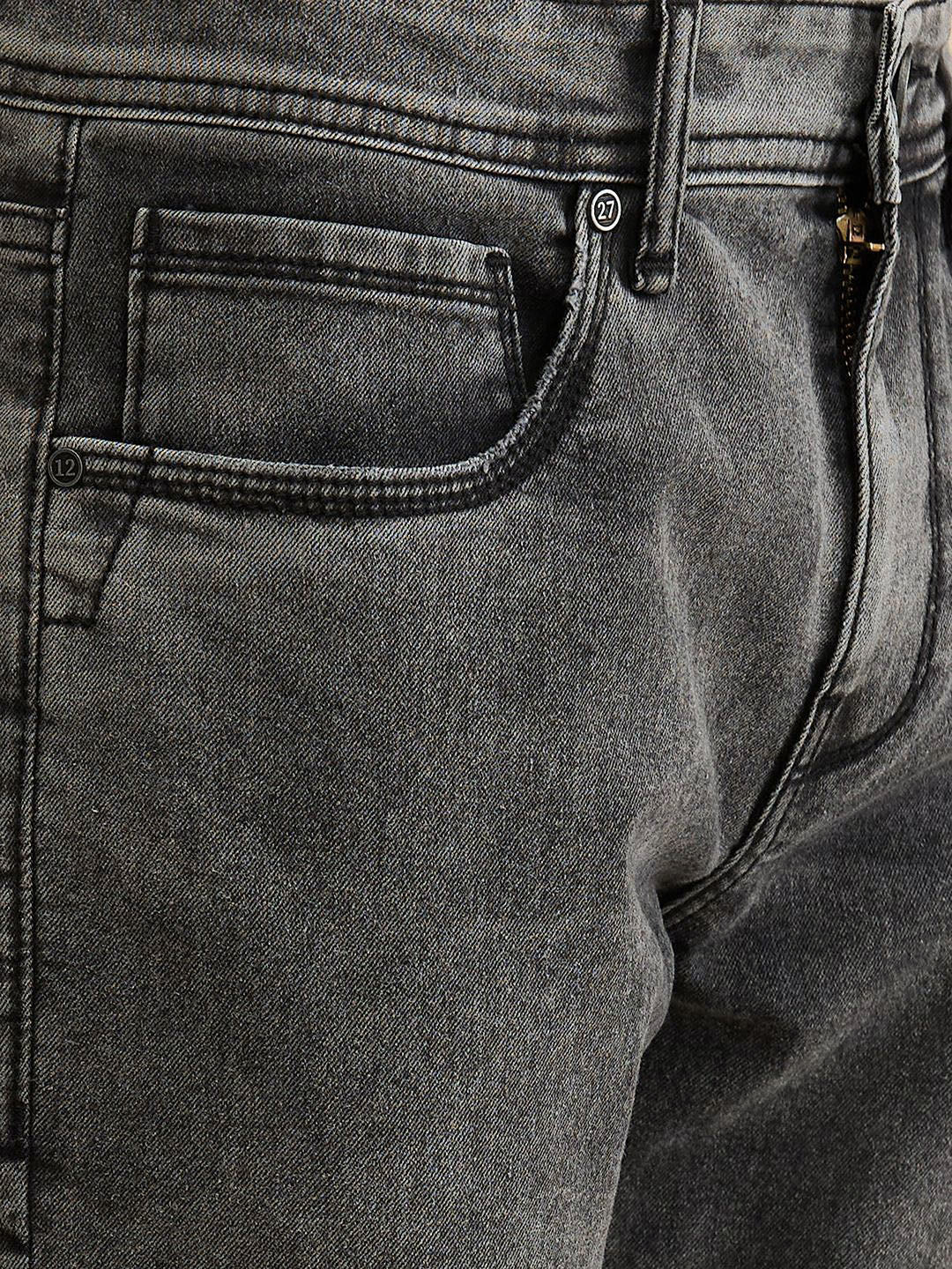 Being Human Men Slim Fit Low Distress Heavy Fade Jeans