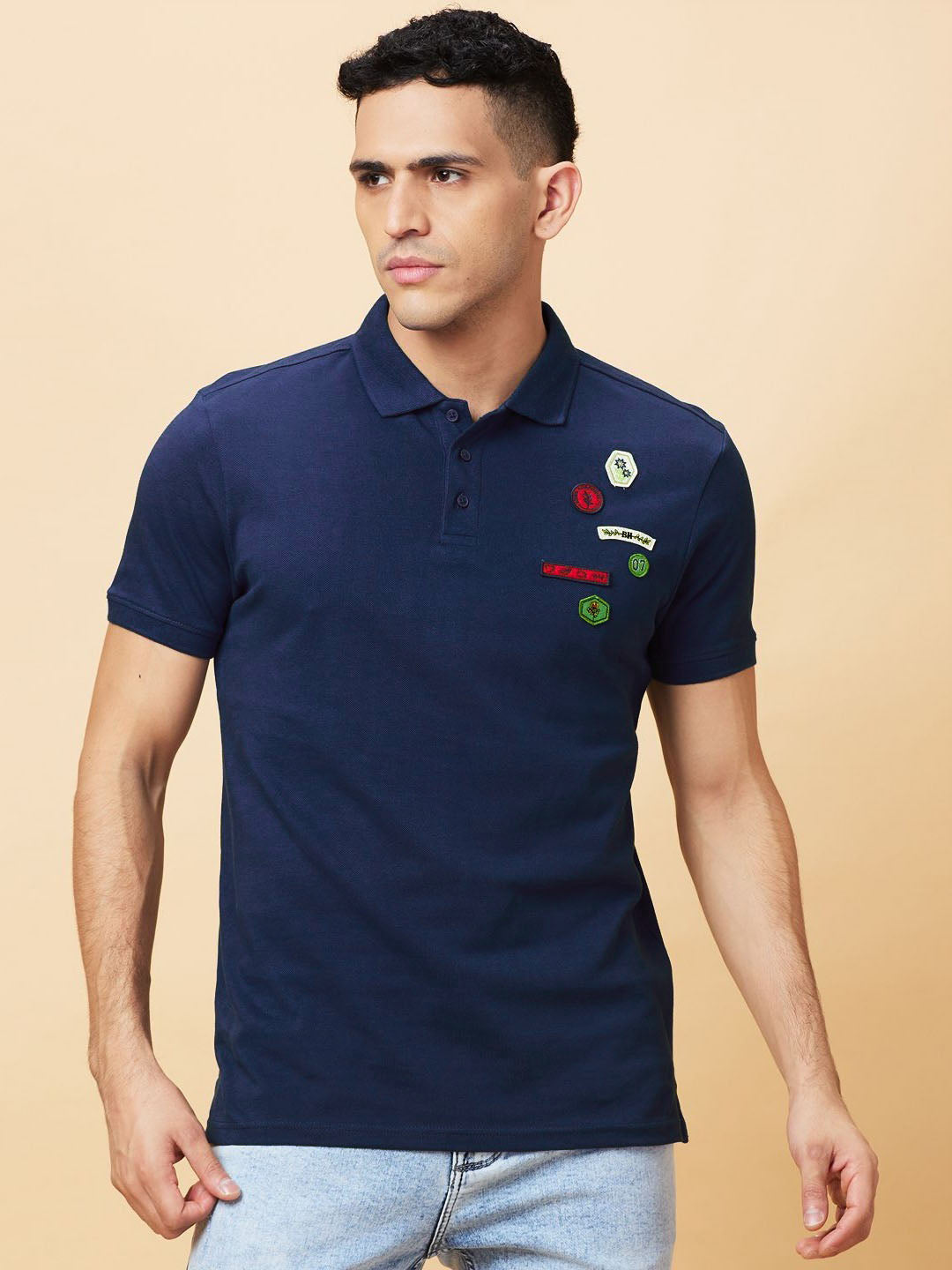 Being Human Men Sports Polo Collar T-shirt
