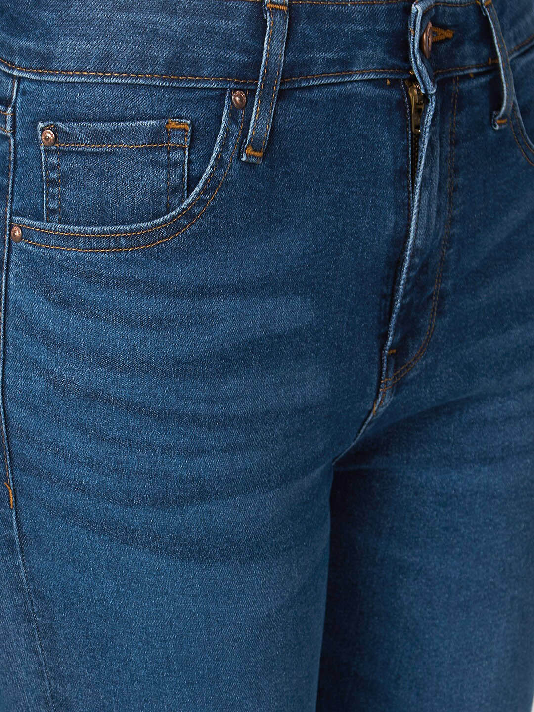 SPYKAR Women Skinny Fit High-Rise Light Fade Jeans