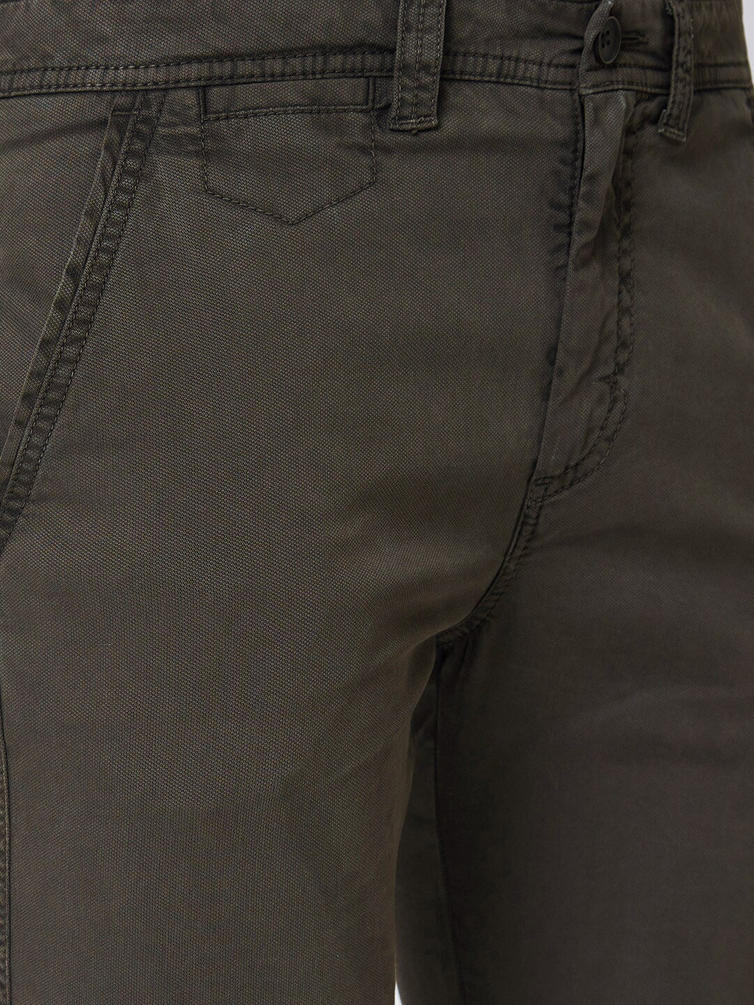 SPYKAR Men Rico Slim Fit Mid Rise Trousers