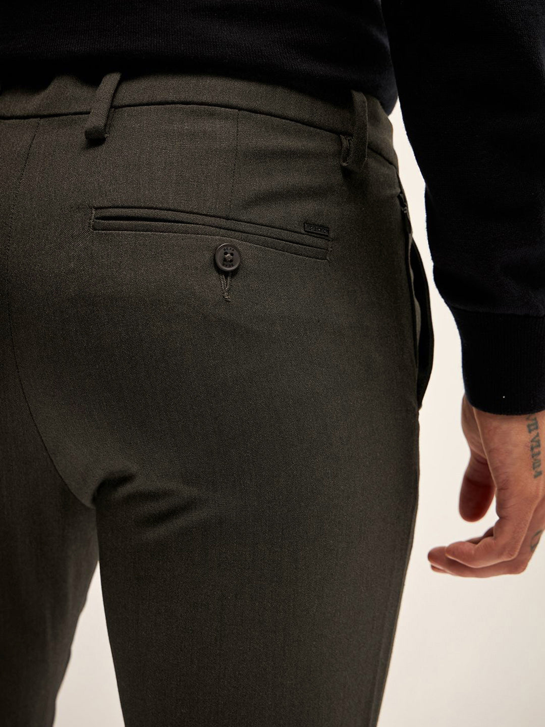 THE BEAR HOUSE Men Slim Fit Trousers