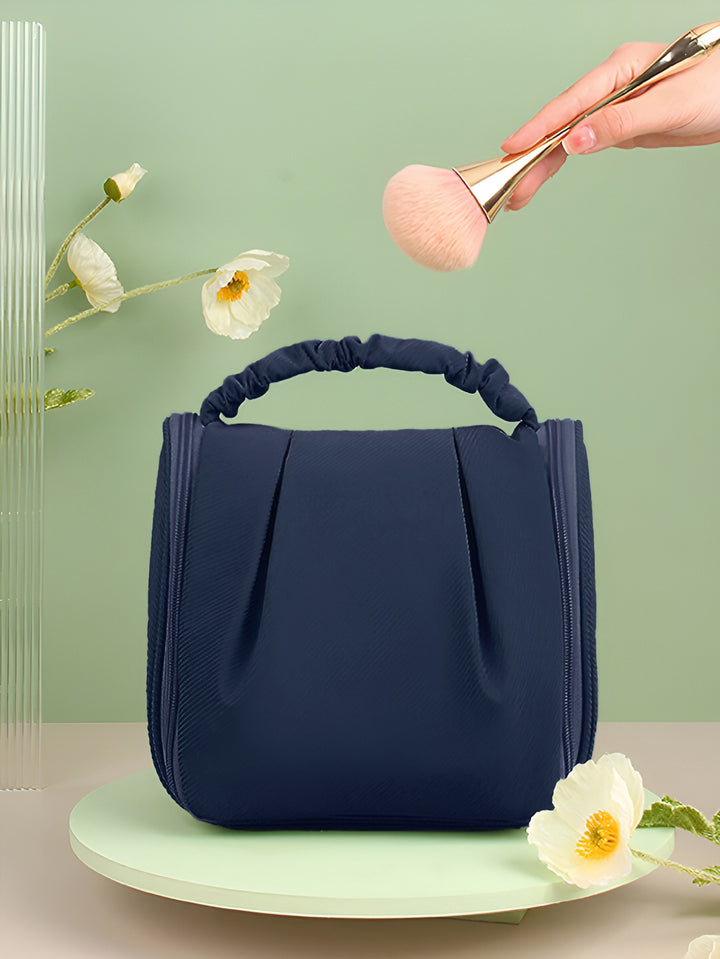 Cortina Navy Blue Water Resistant Makeup Organiser