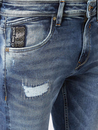 SPYKAR Men Relaxed Fit Mildly Distressed Heavy Fade Stretchable Jeans