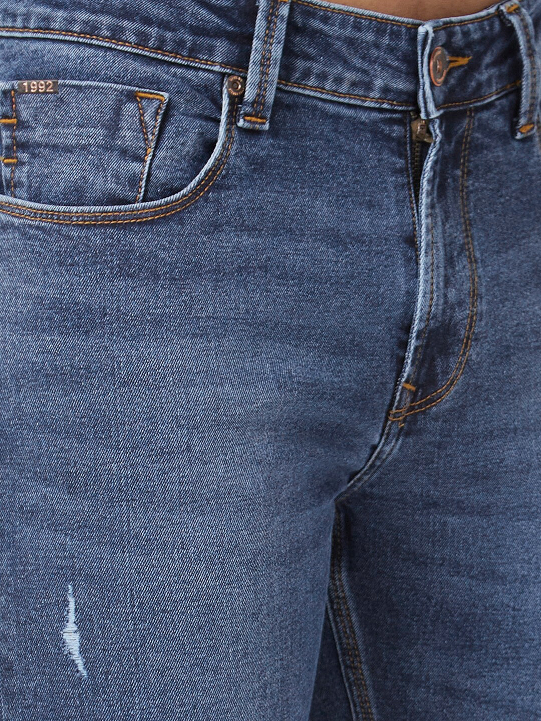 SPYKAR Men Mid-Rise Kano Slim Fit Stretchable Jeans
