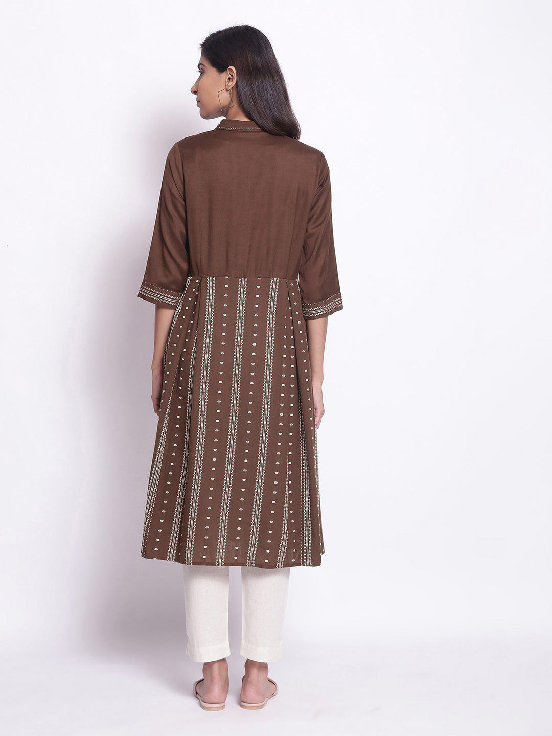 W Printed A-Line Kurta