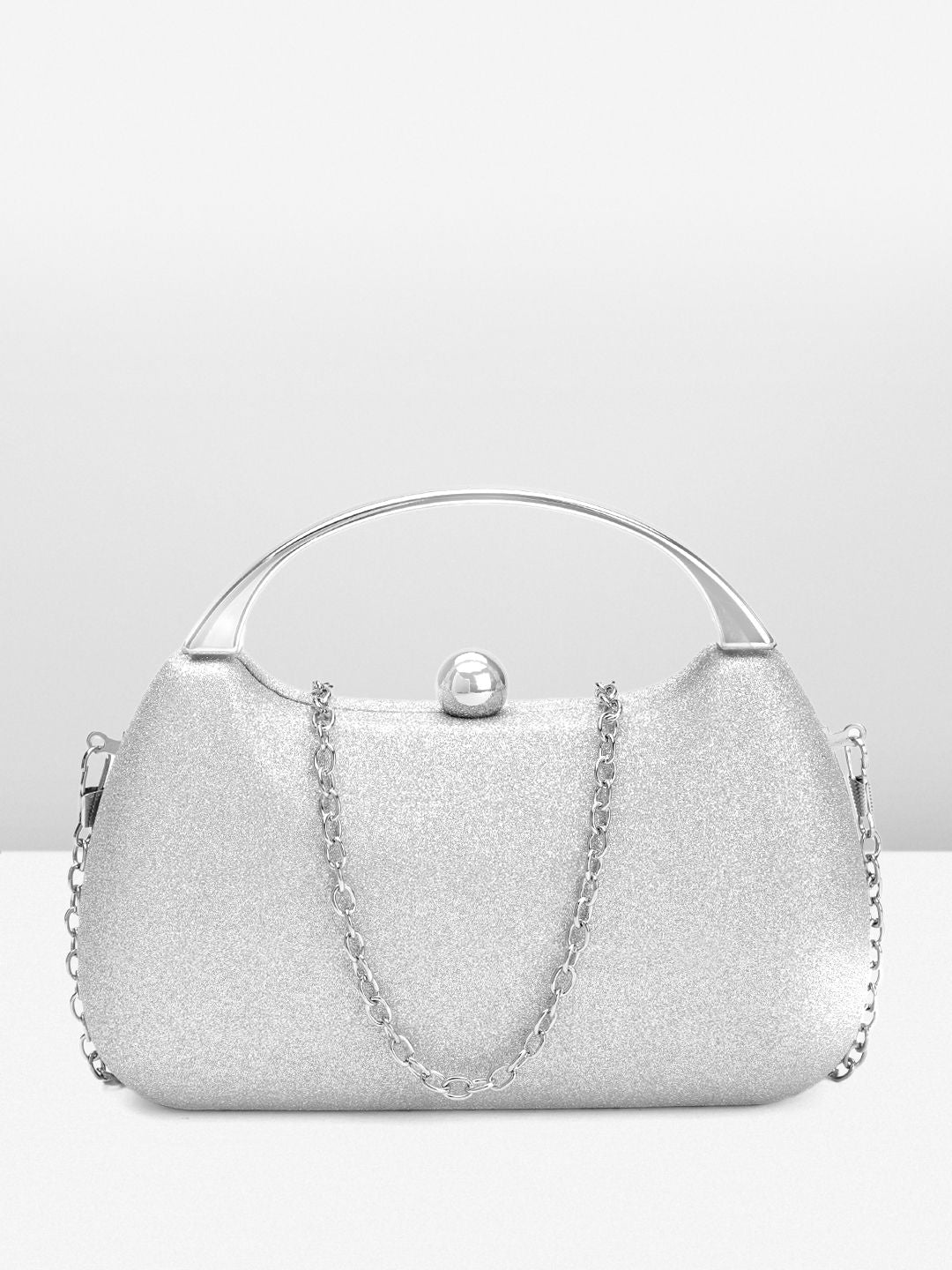 Lino Perros Shimmer Detail Party Box Clutch