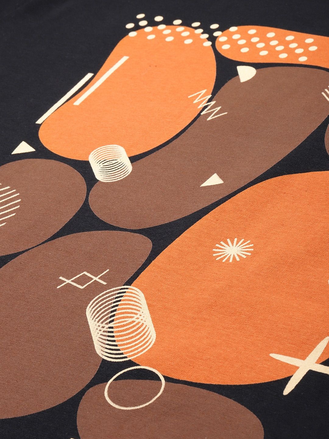 DILLINGER Graphic Printed Oversized Pure Cotton T-shirt