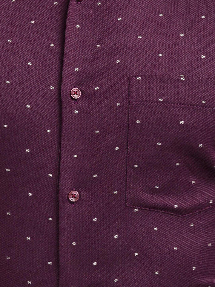 Park Avenue Printed Cotton Opaque Formal Shirt
