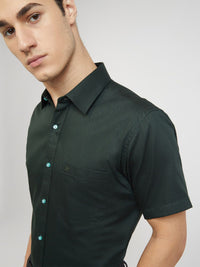 Raymond Pure Cotton Solid Regular Fit Formal Shirt