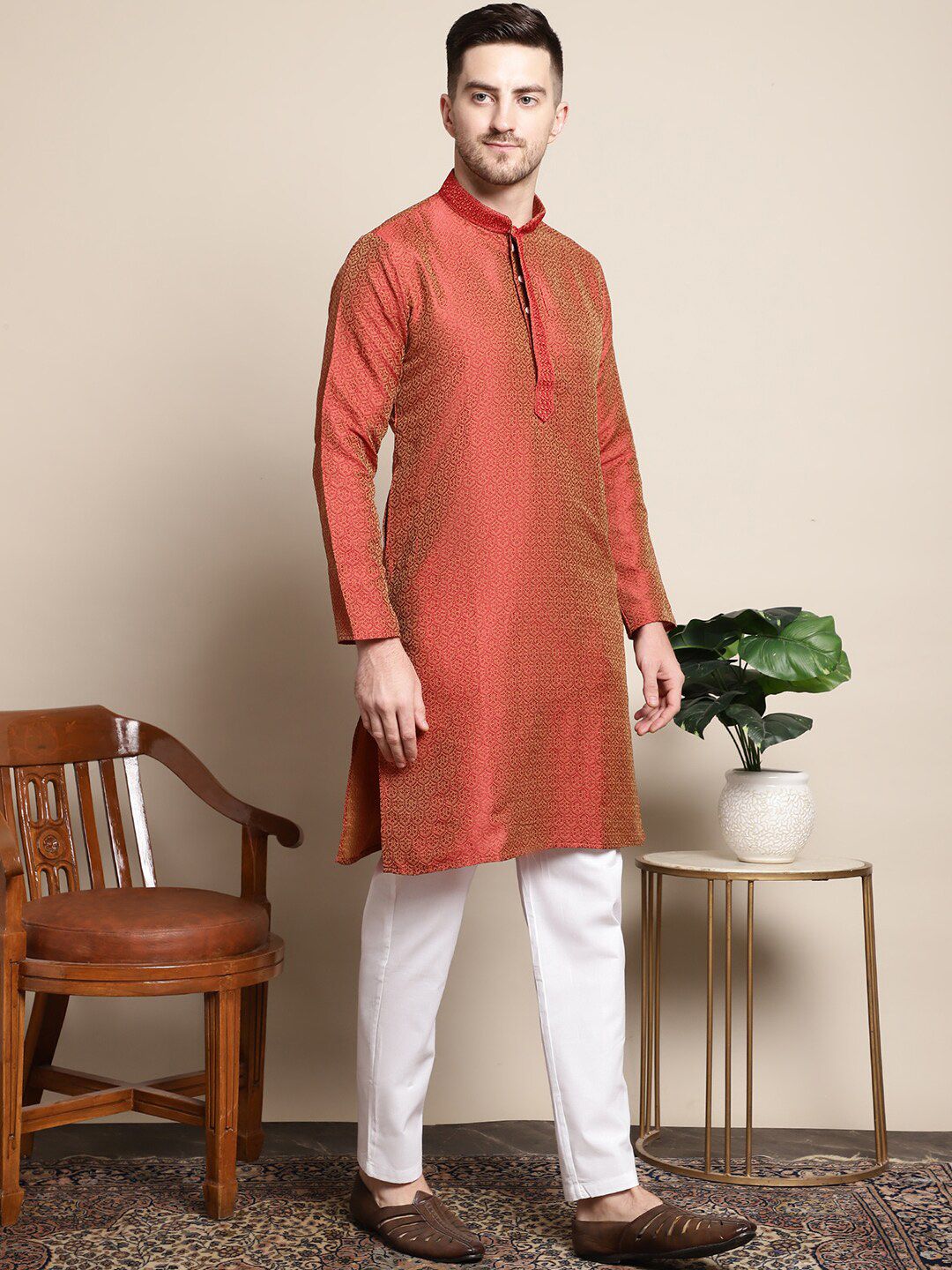 Anouk Regular Kurta With Pyjamas
