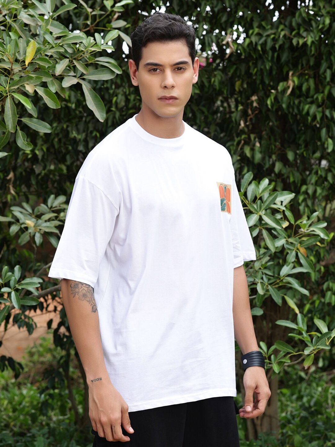 Thomas Scott Typography Printed Pure Cotton T-Shirt