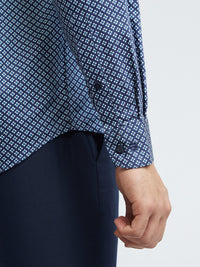 Baju Formal Bercetak Raymond Slim Fit Pure Cotton