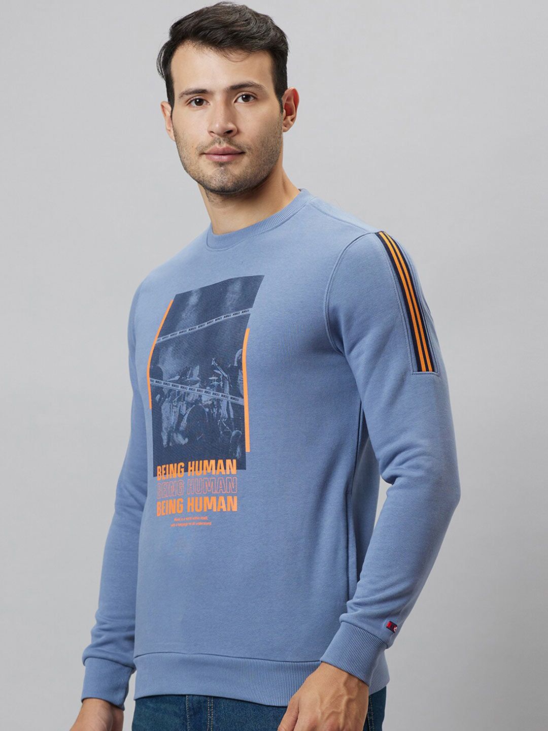 Being Human Graphic Printed Long Sleeves Pullover