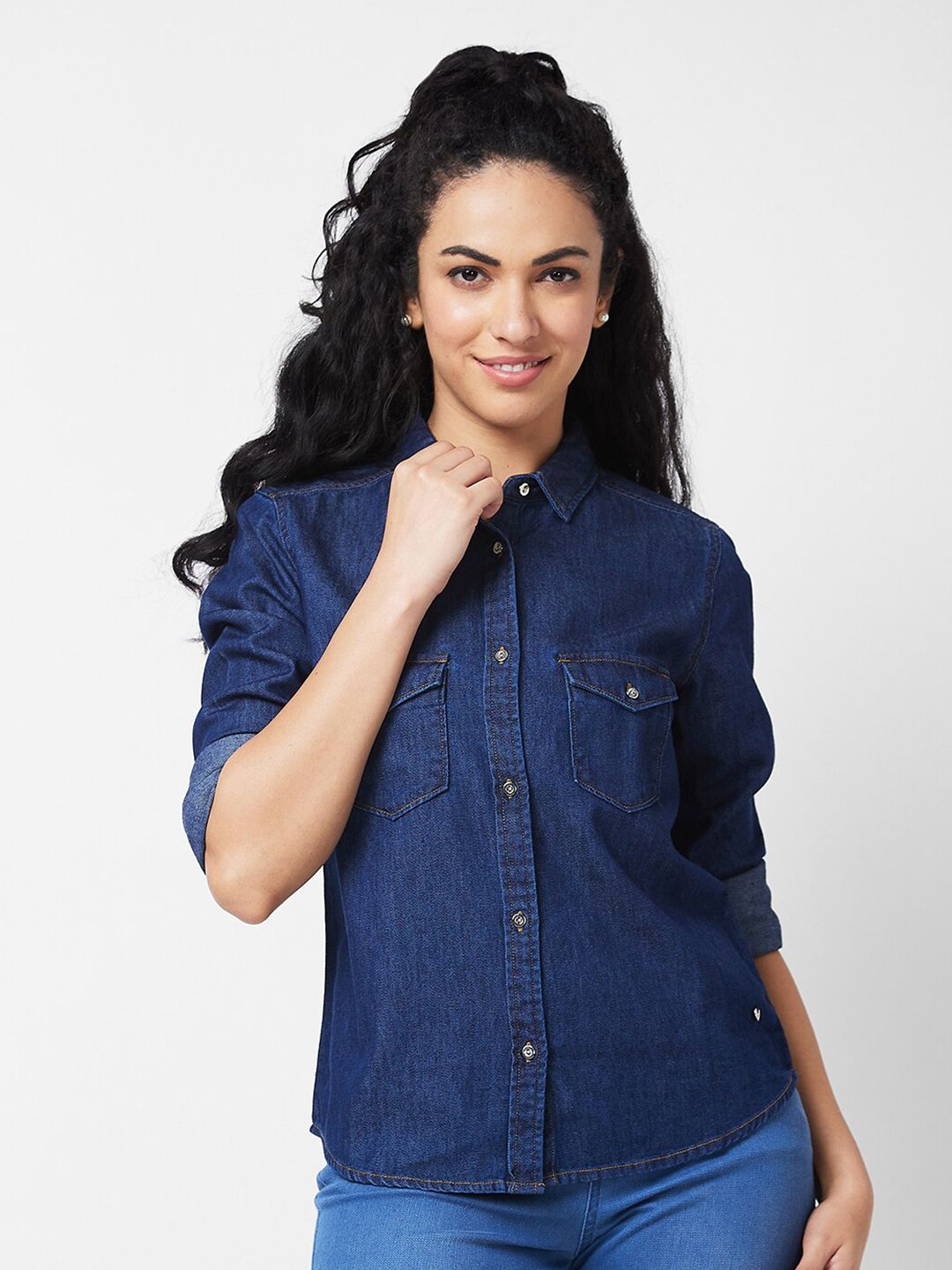 SPYKAR Women Opaque Casual Shirt