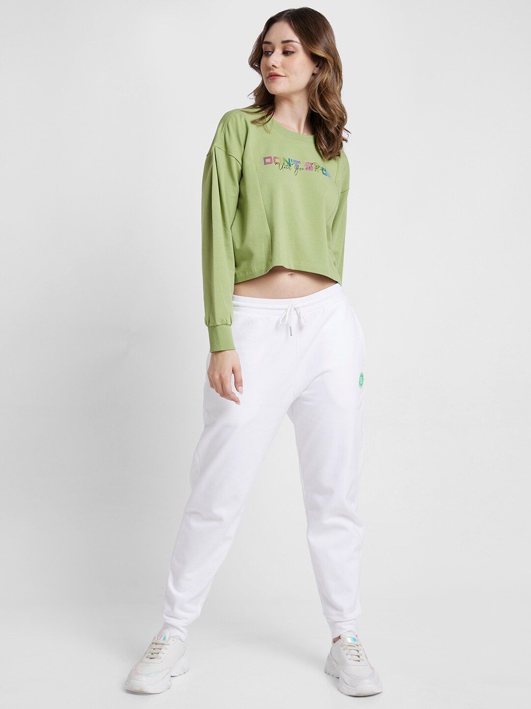SPYKAR Typography Printed Boxy T-Shirt