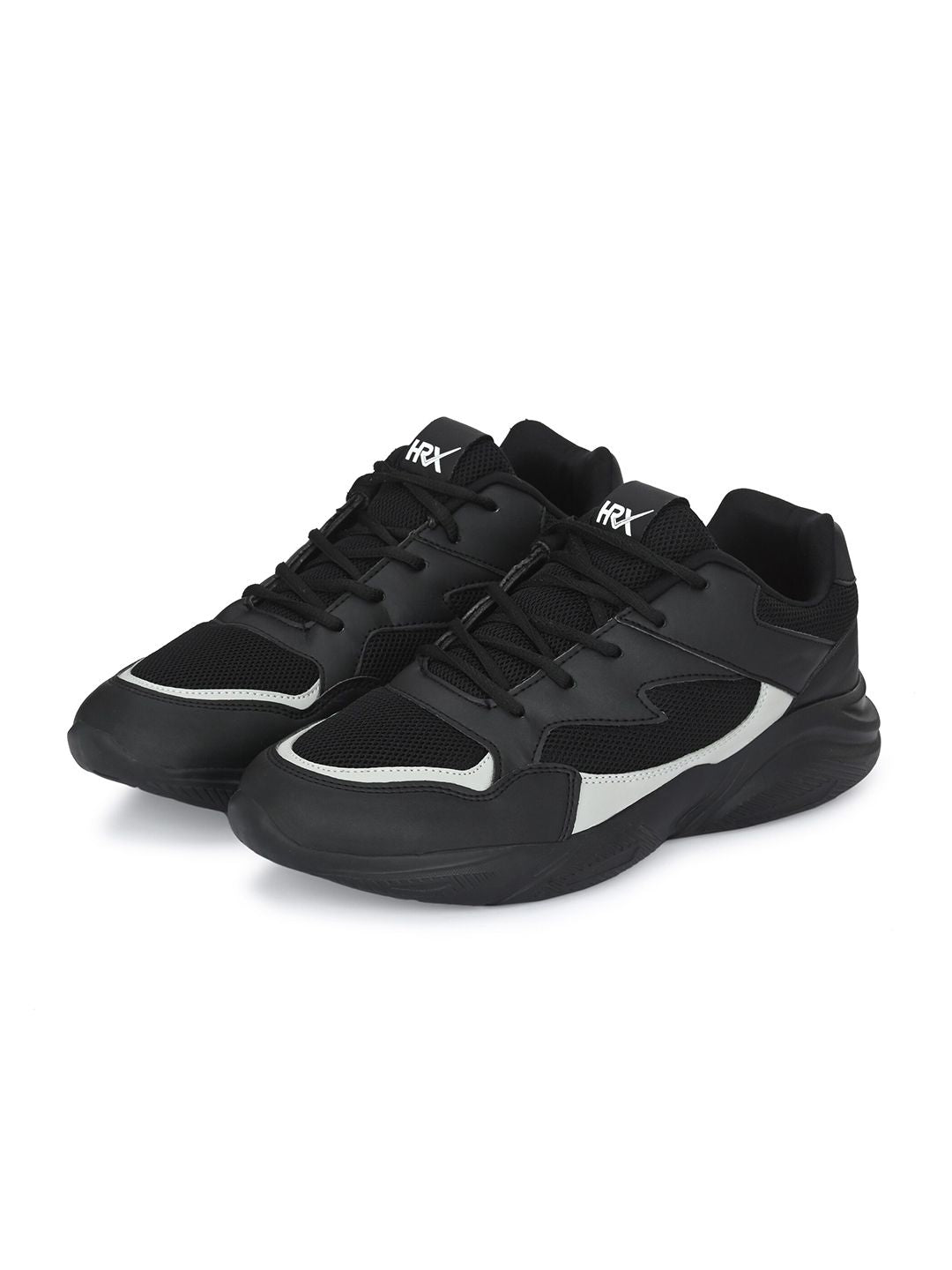HRX by Hrithik Roshan Women Black Mesh Running Non-Marking Shoes