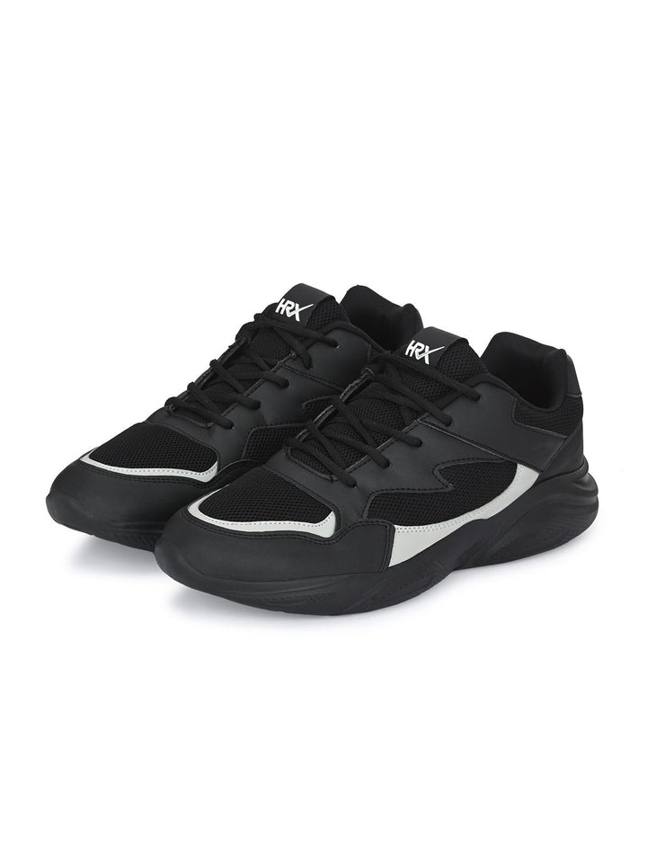 HRX by Hrithik Roshan Women Black Mesh Running Non-Marking Shoes