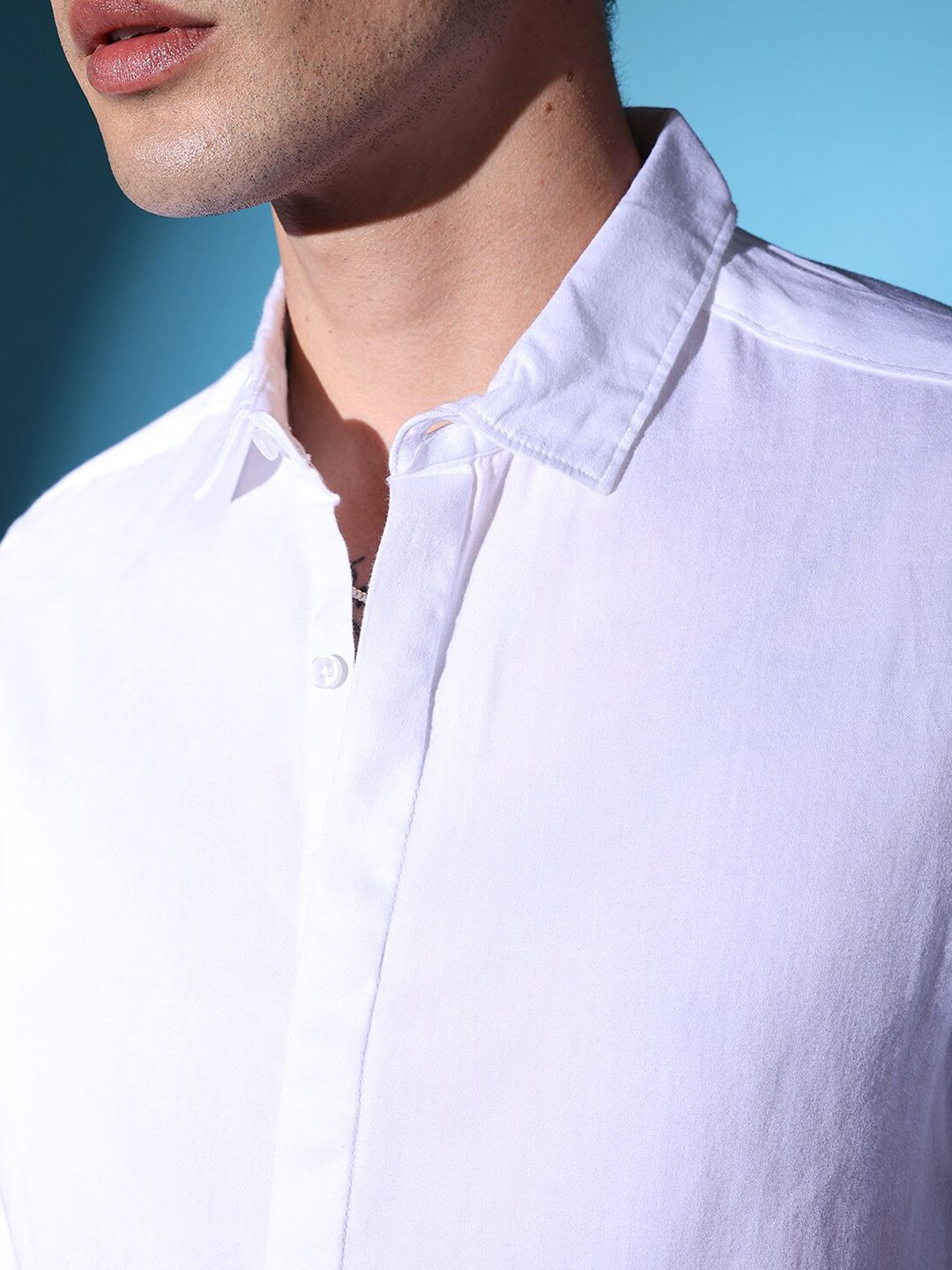 The Indian Garage Co Slim Fit Opaque Graphic Printed Cotton Party Shirt