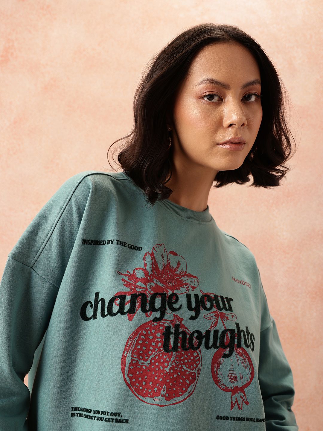 all about you Printed Sweatshirt
