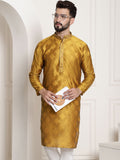 SOJANYA Woven Design Thread Work Silk Cotton Kurta