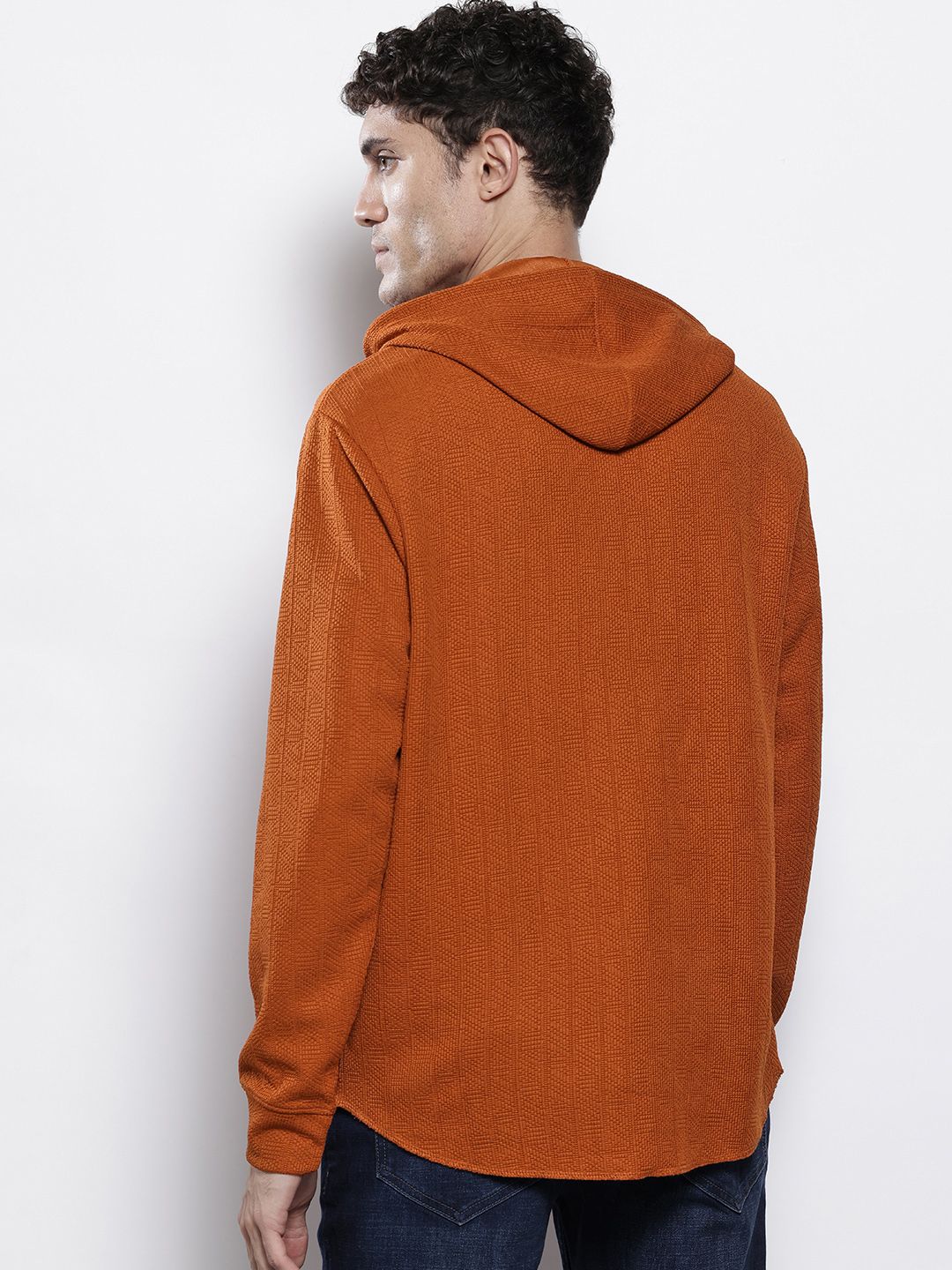 The Indian Garage Co Knitted Hooded T-shirt