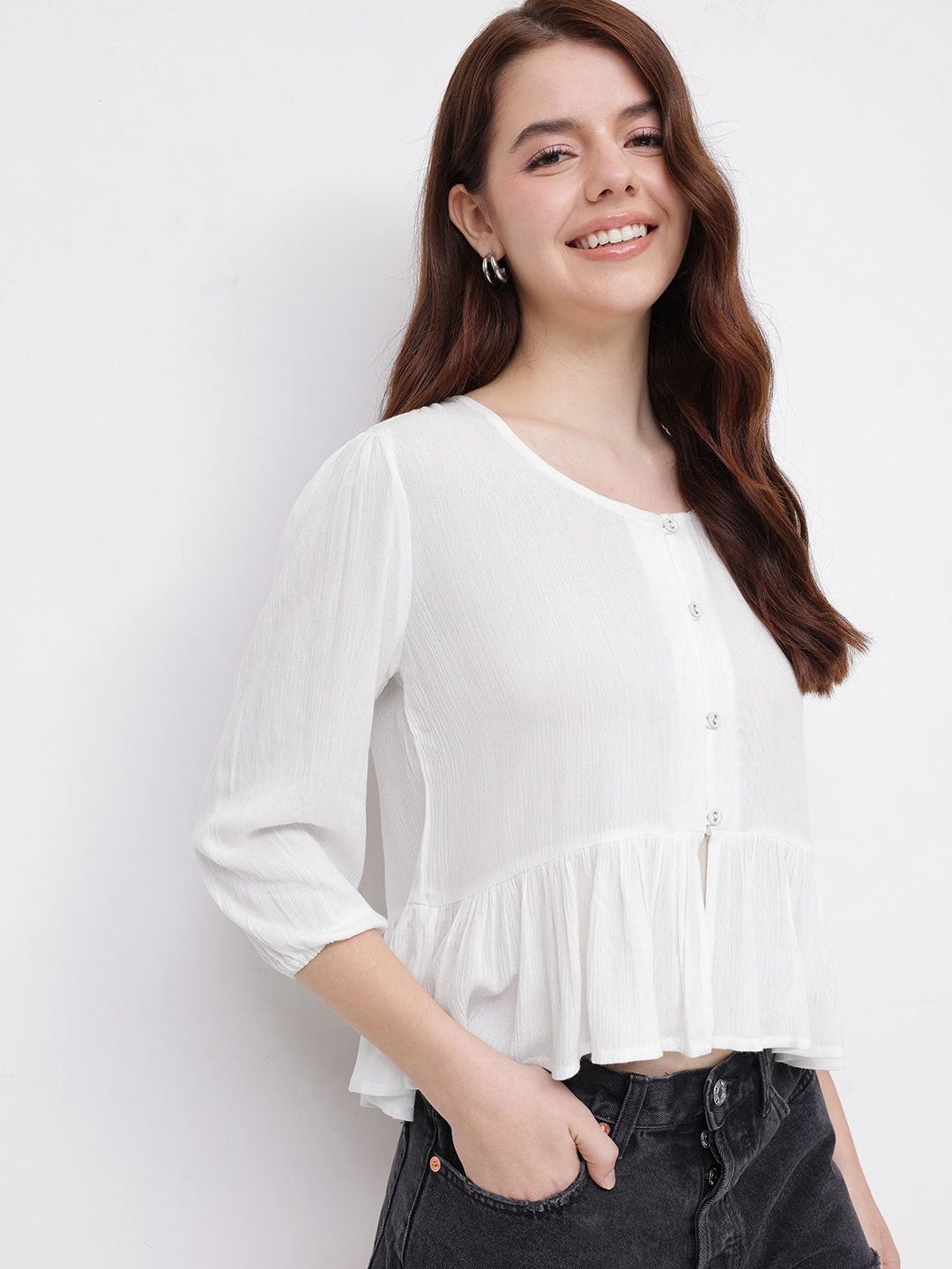 DressBerry The Flowy & Flirty A-Line Top